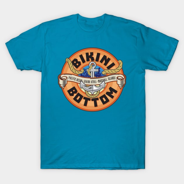 Bikini Bottom T-Shirt by MindsparkCreative